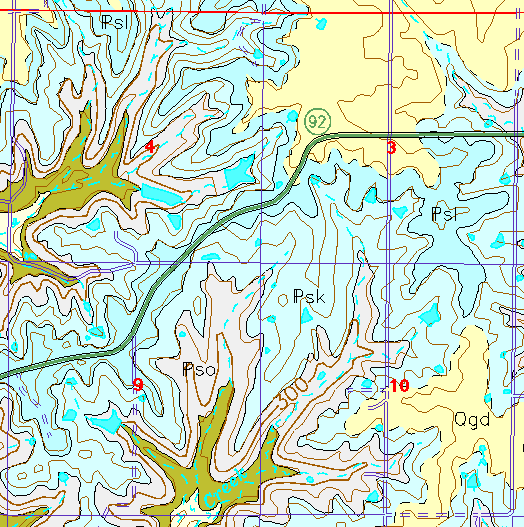 small geologc map