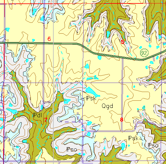 small geologc map