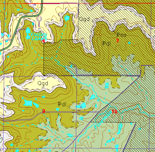 small geologc map