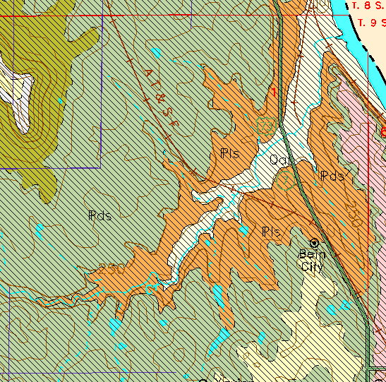 small geologc map