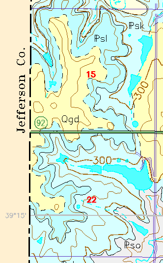 small geologc map