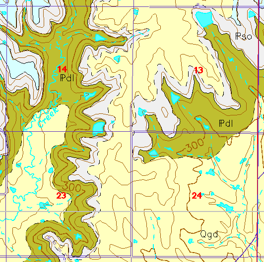 small geologc map