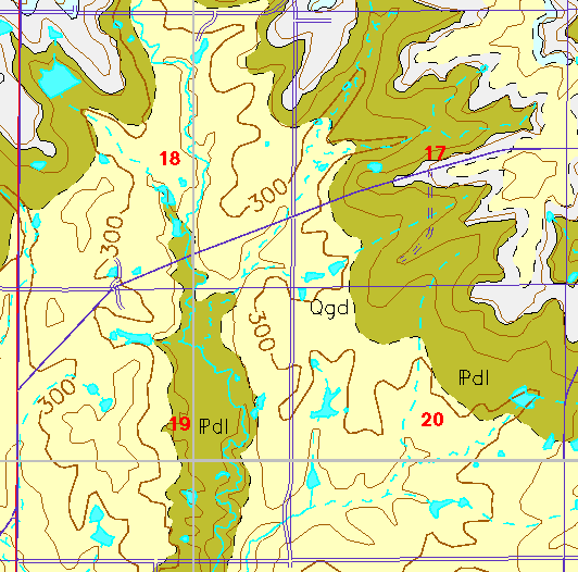 small geologc map