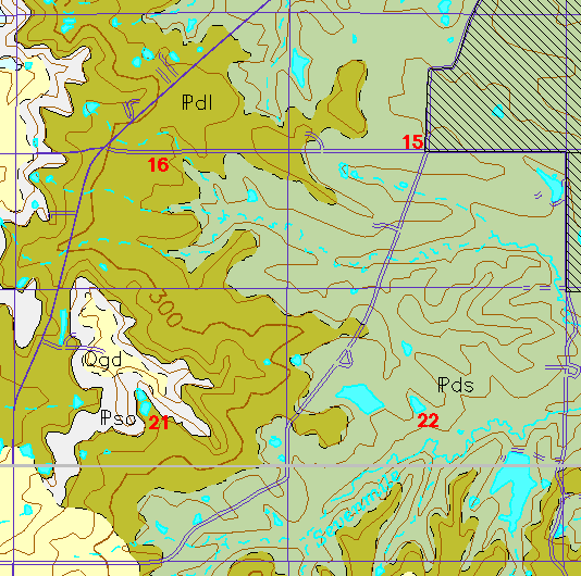 small geologc map