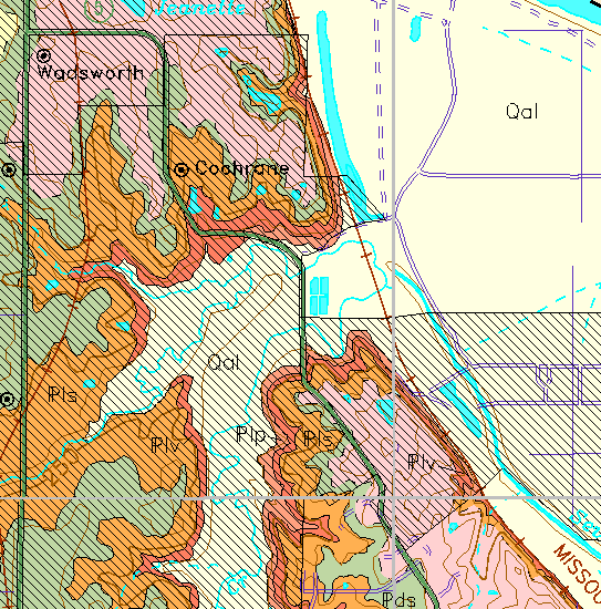 small geologc map