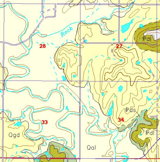 small geologc map