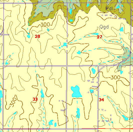 small geologc map