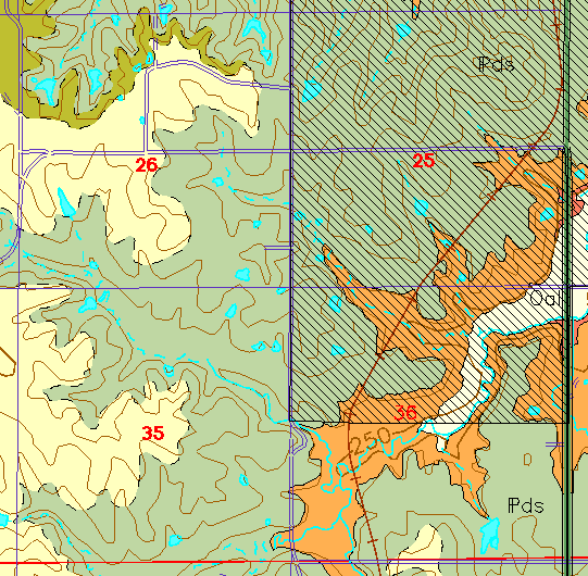 small geologc map