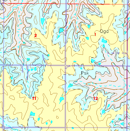 small geologc map