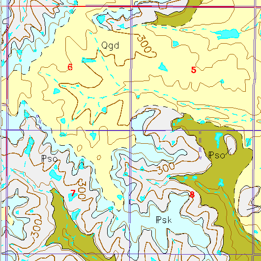 small geologc map