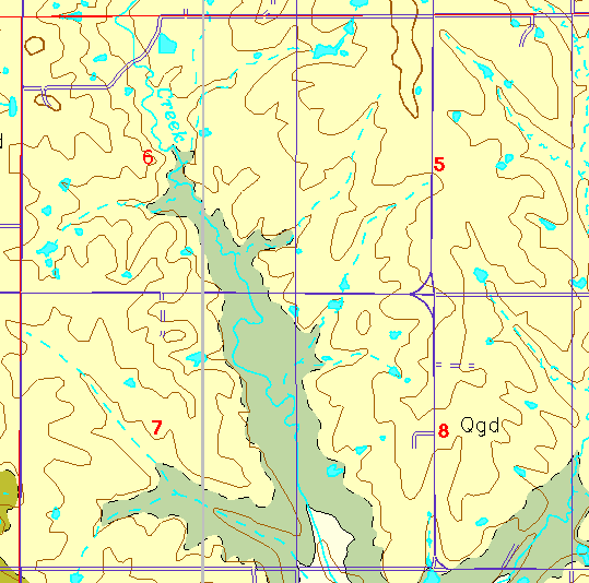 small geologc map