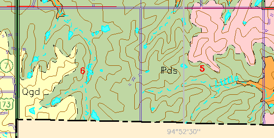 small geologc map