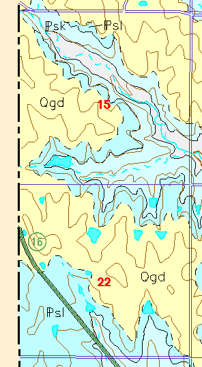 small geologc map