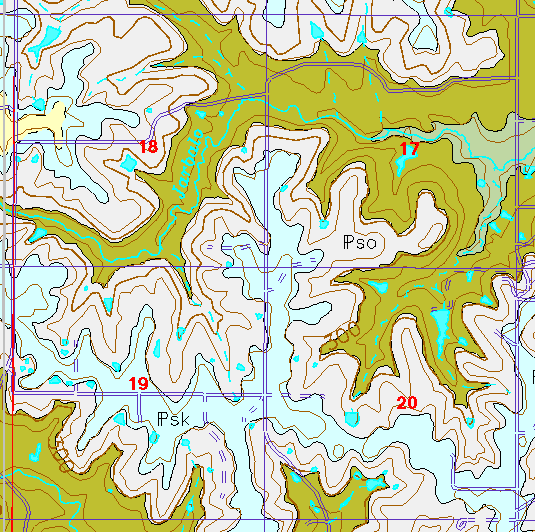 small geologc map