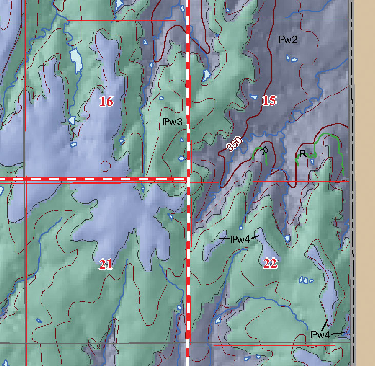 small geologic map