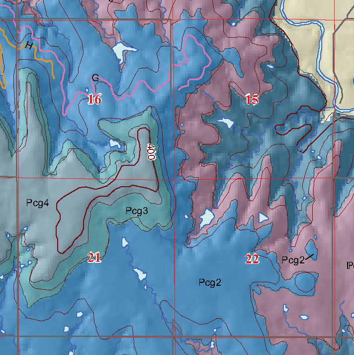 small geologic map