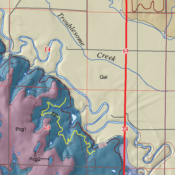 small geologic map