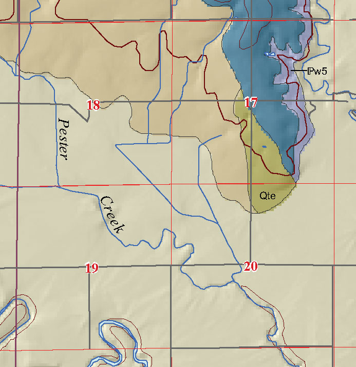 small geologic map