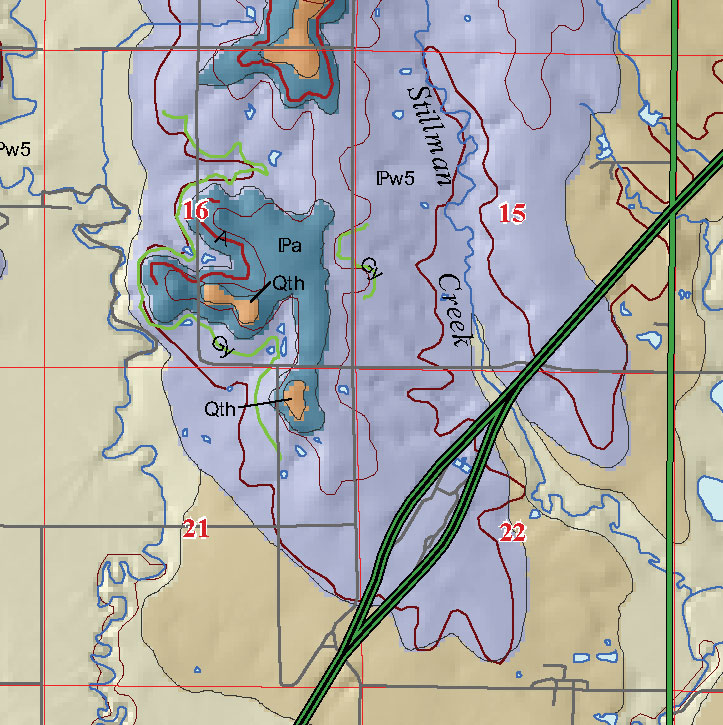 small geologic map