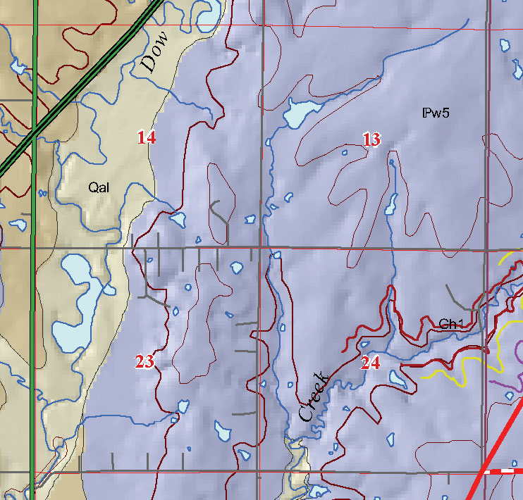 small geologic map