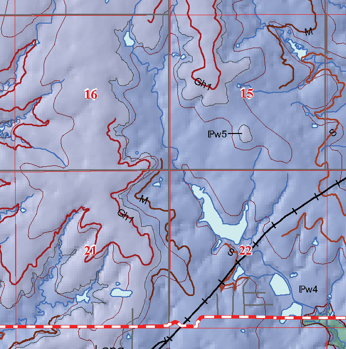 small geologic map