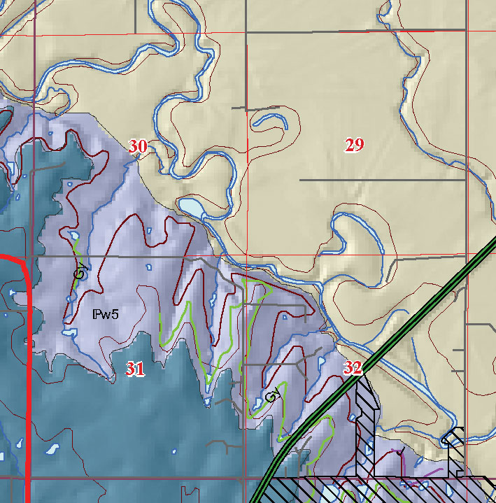 small geologic map