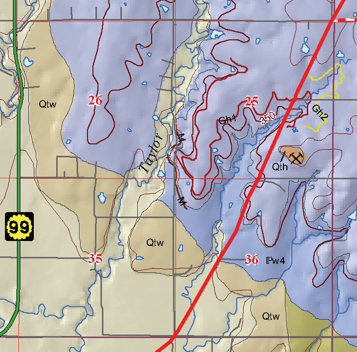 small geologic map