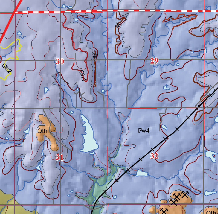 small geologic map