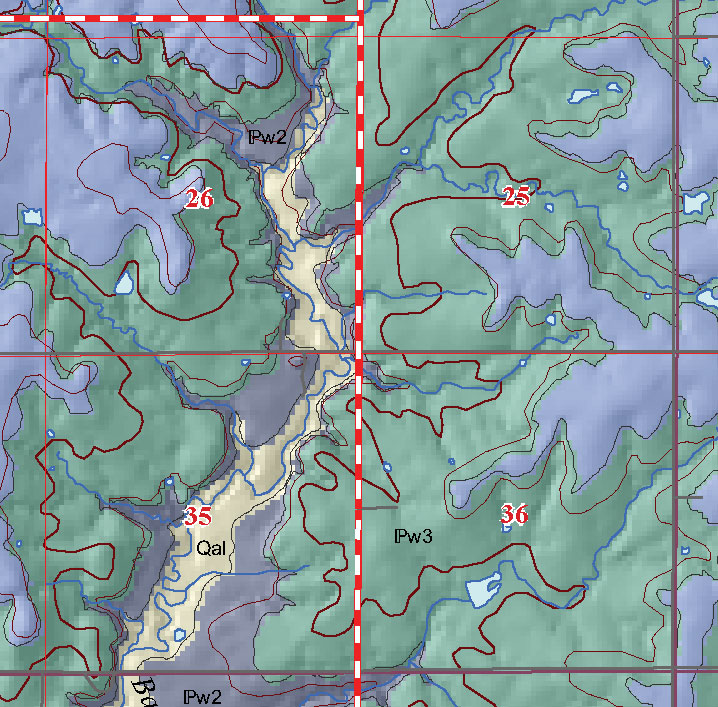 small geologic map