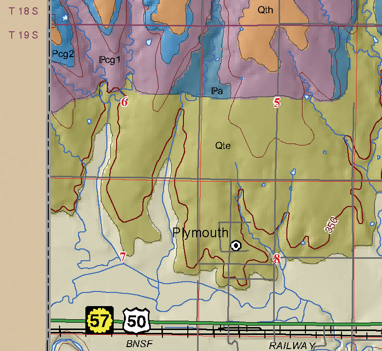 small geologic map