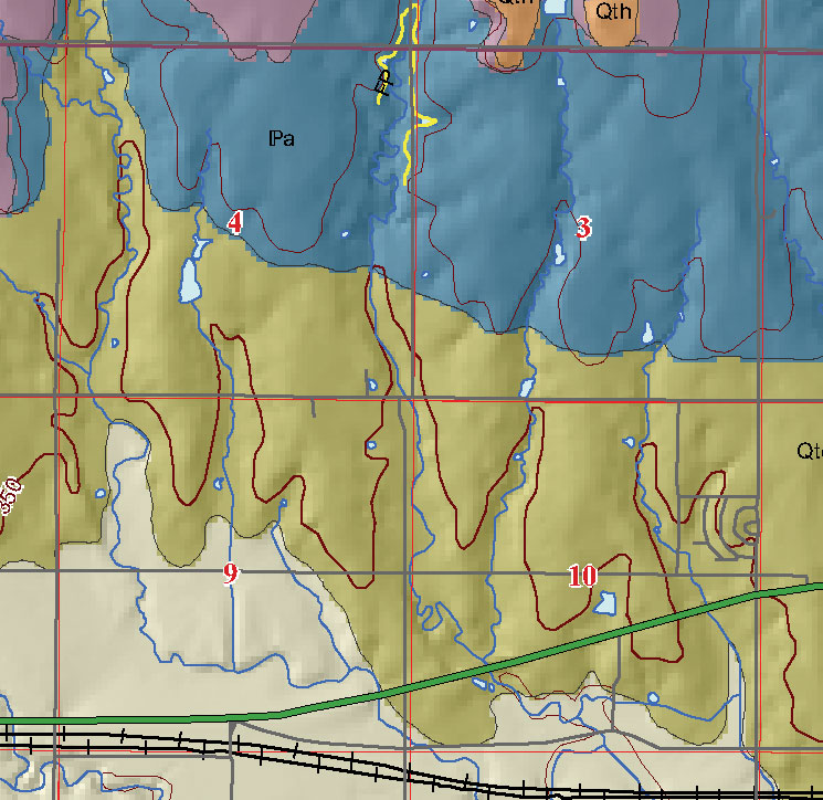 small geologic map