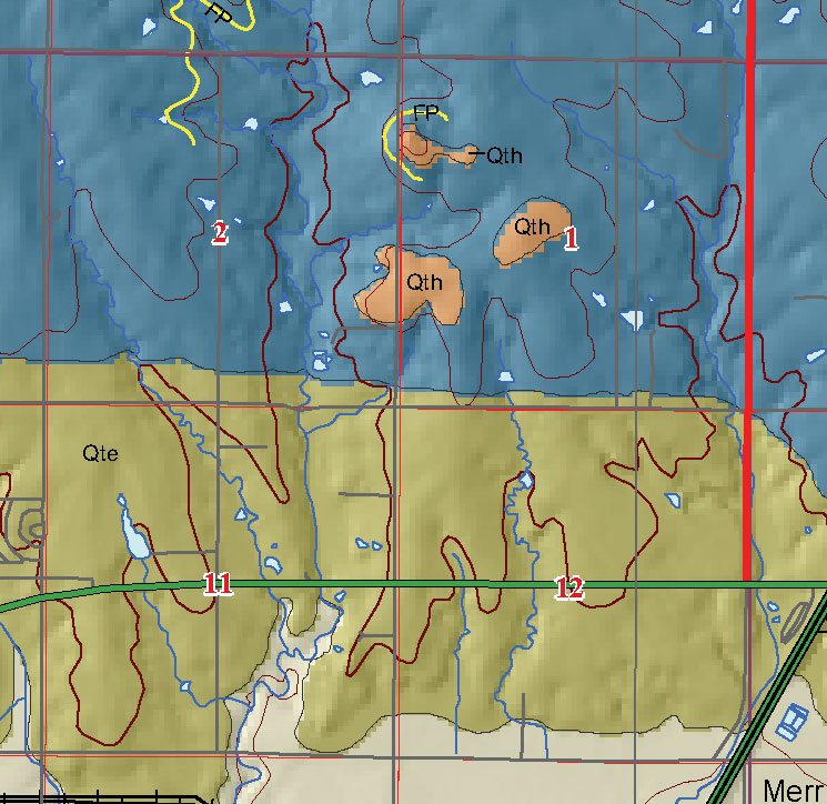 small geologic map