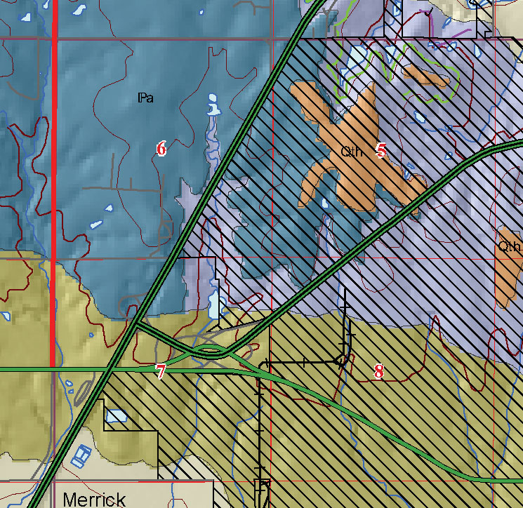 small geologic map