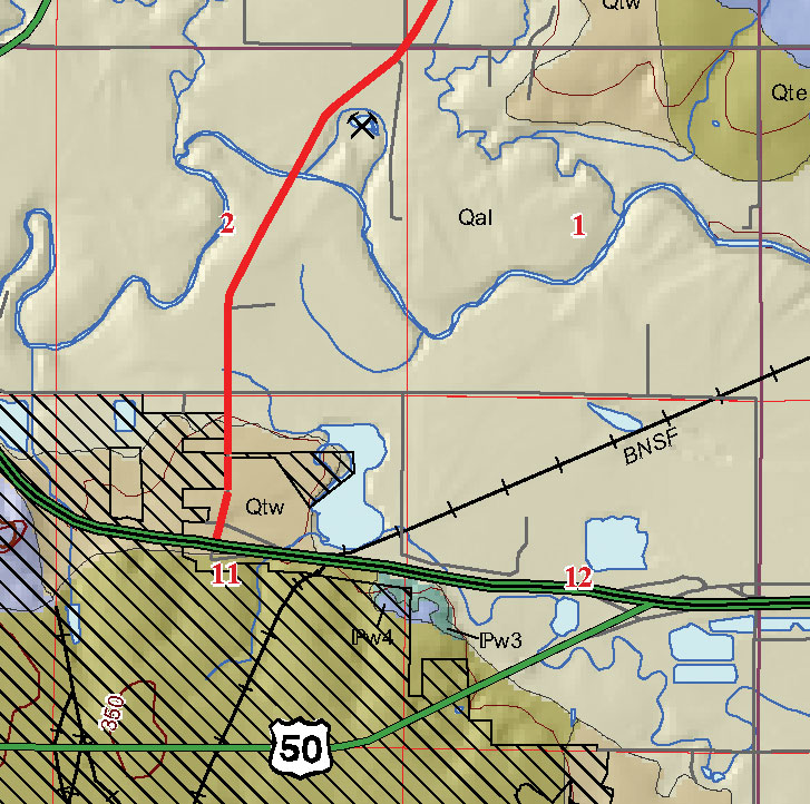 small geologic map