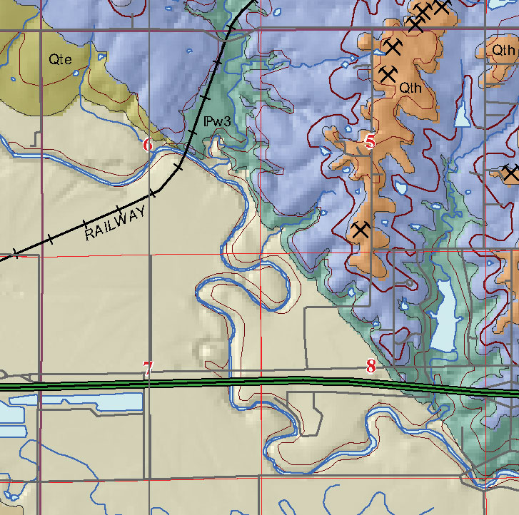 small geologic map