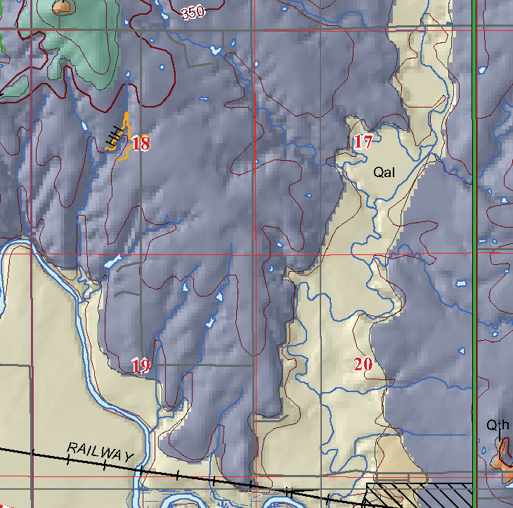 small geologic map