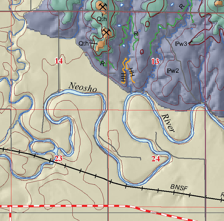 small geologic map