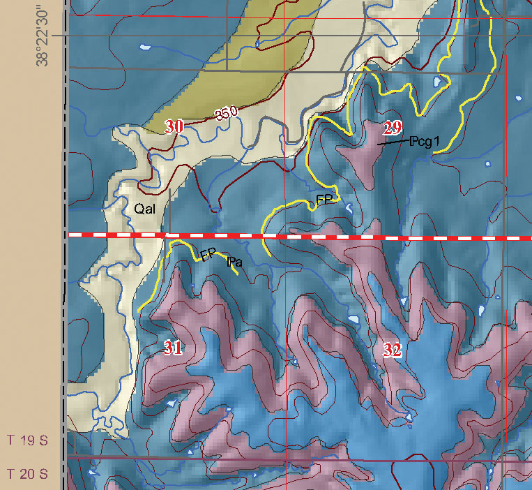 small geologic map