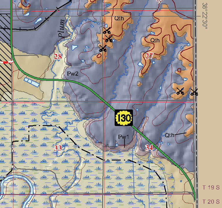 small geologic map