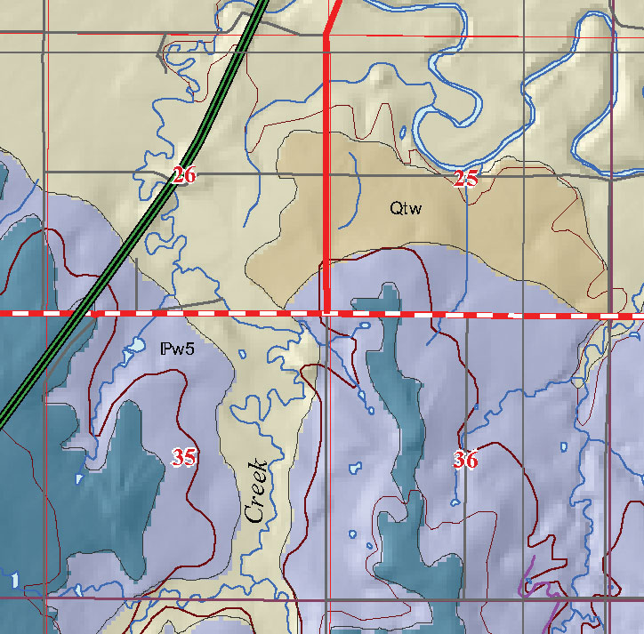 small geologic map