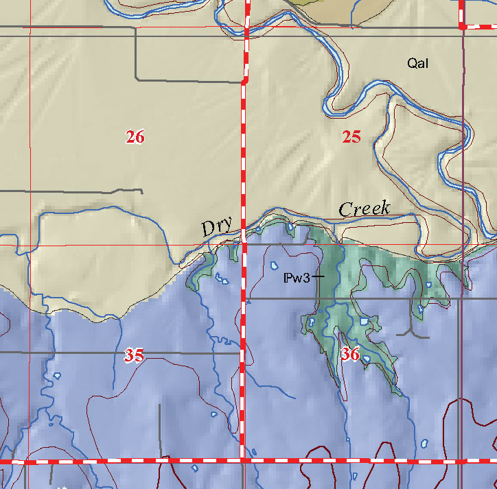 small geologic map