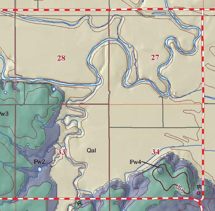 small geologic map