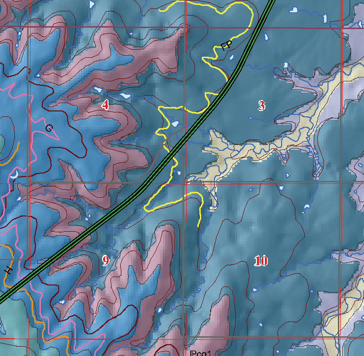 small geologic map