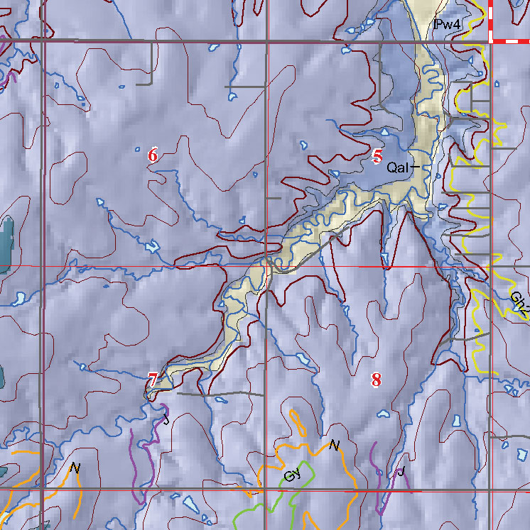 small geologic map