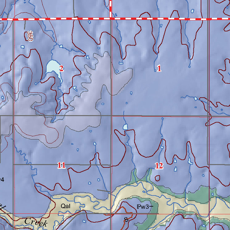 small geologic map