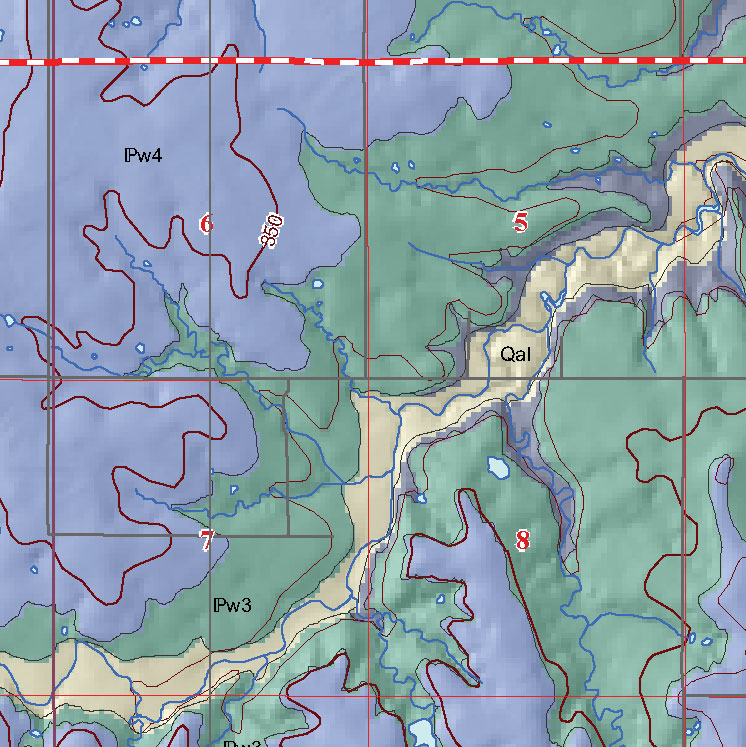 small geologic map