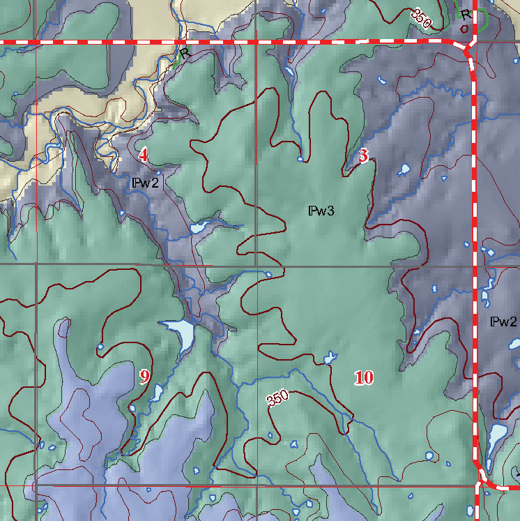 small geologic map