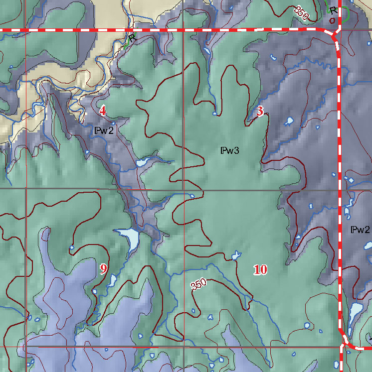 small geologic map