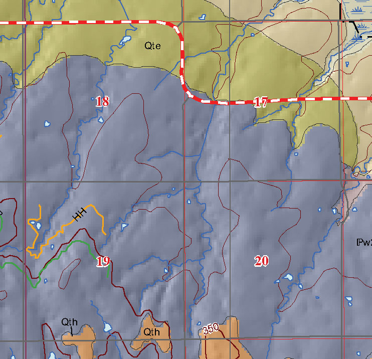 small geologic map