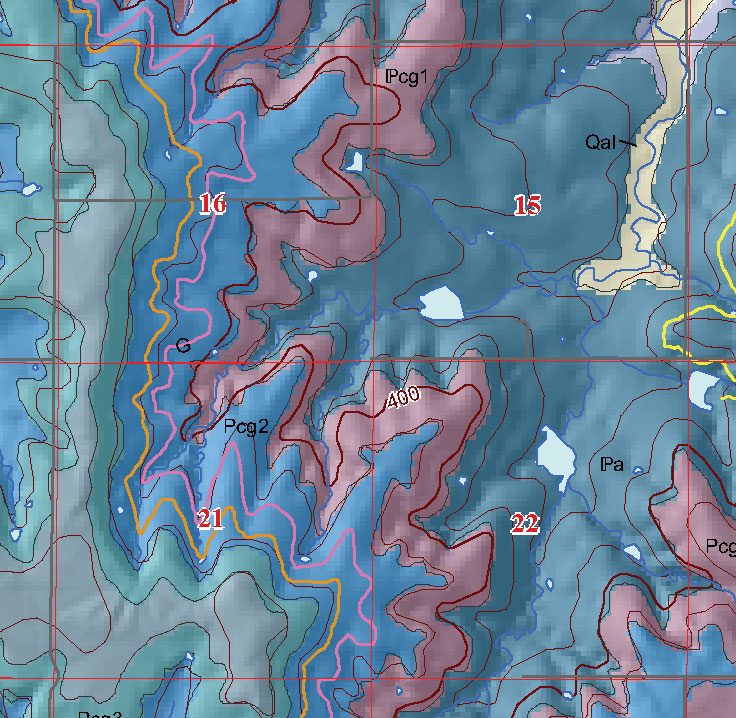 small geologic map